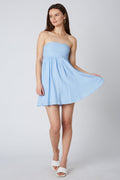 Flowering Girl Women Babydoll Strapless Dress