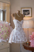 Flowering Girl Women Alessia Lace Mini Dress