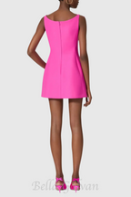 Flowering Girl Women Zulekha Bow Sleeveless Mini Dress
