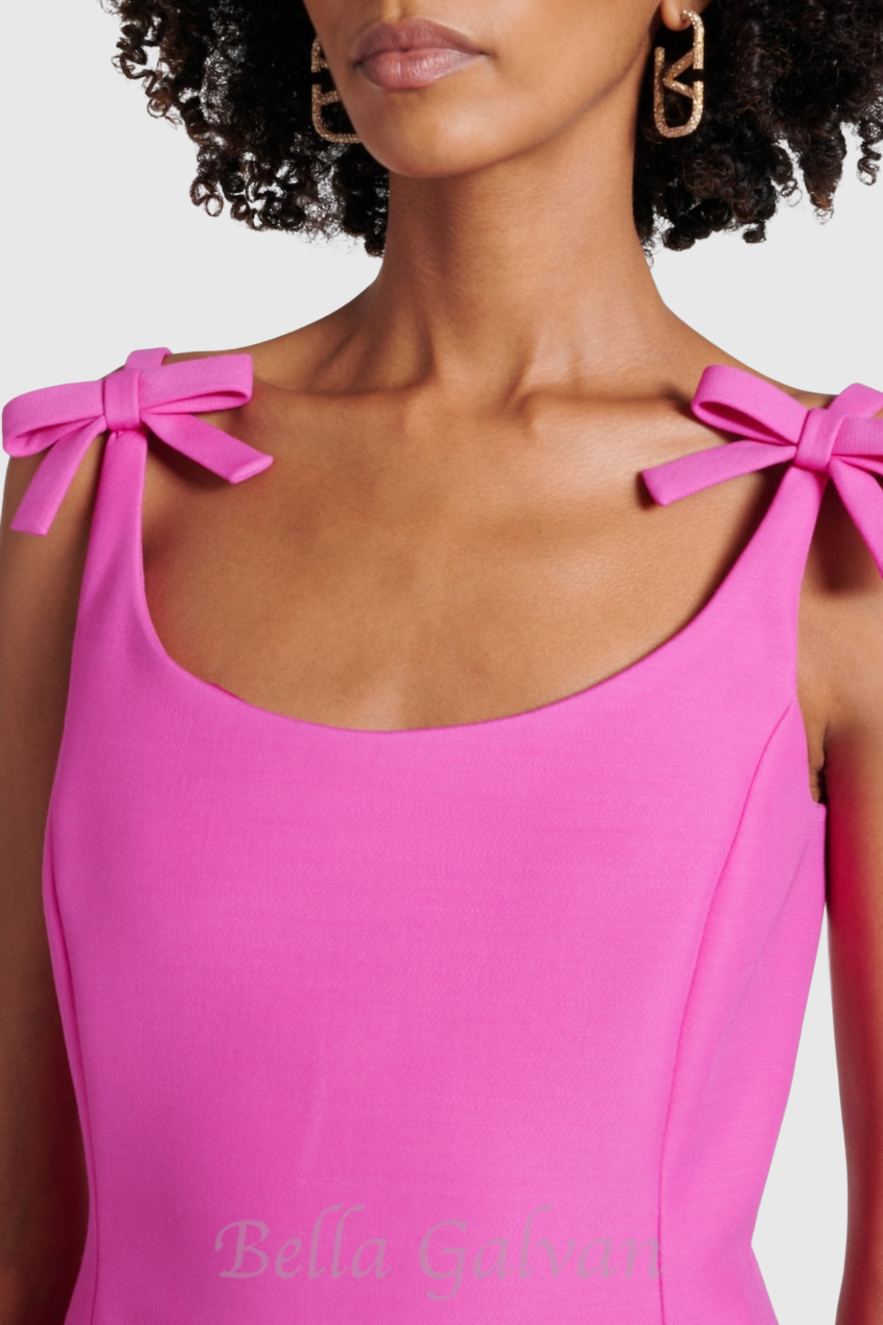 Flowering Girl Women Zulekha Bow Sleeveless Mini Dress