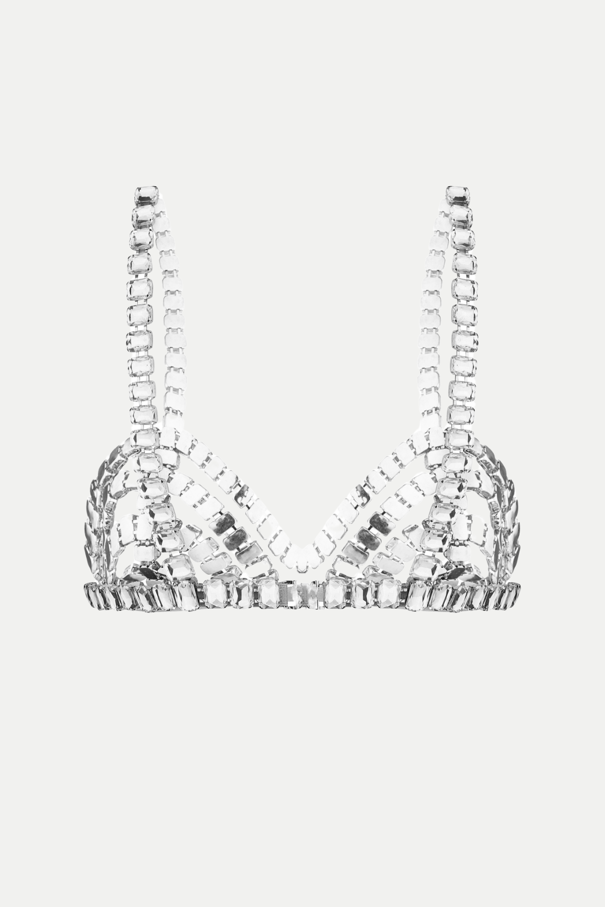 Flowering Girl Women Cael Crystal Bra - Silver