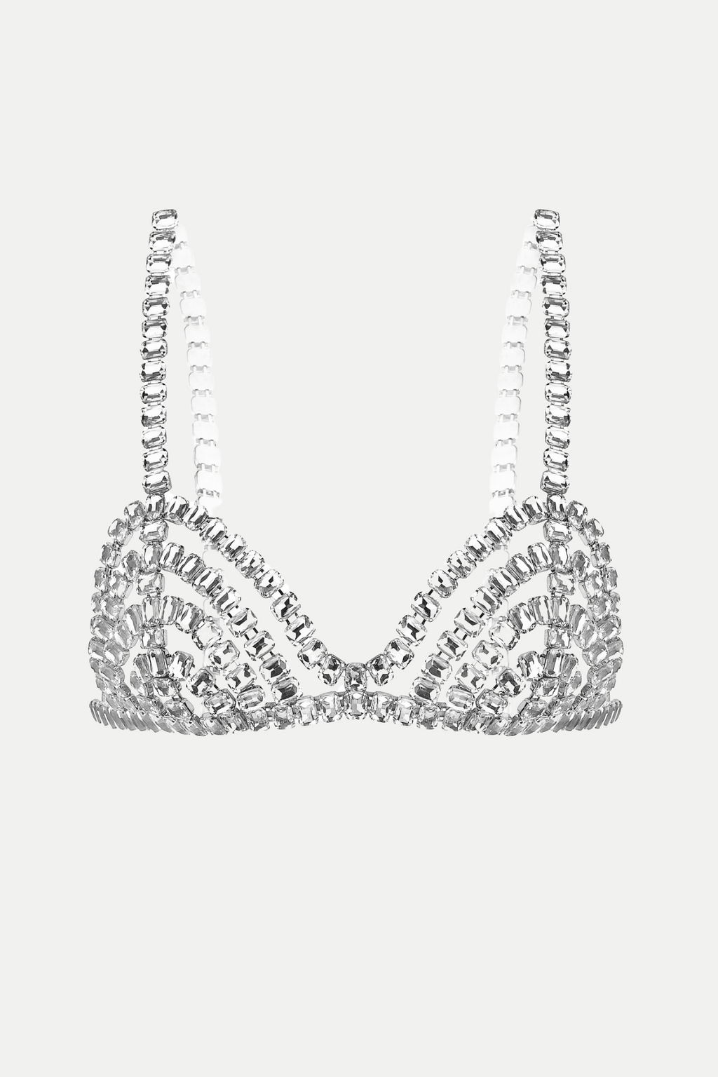 Flowering Girl Women Cael Crystal Bra - Silver