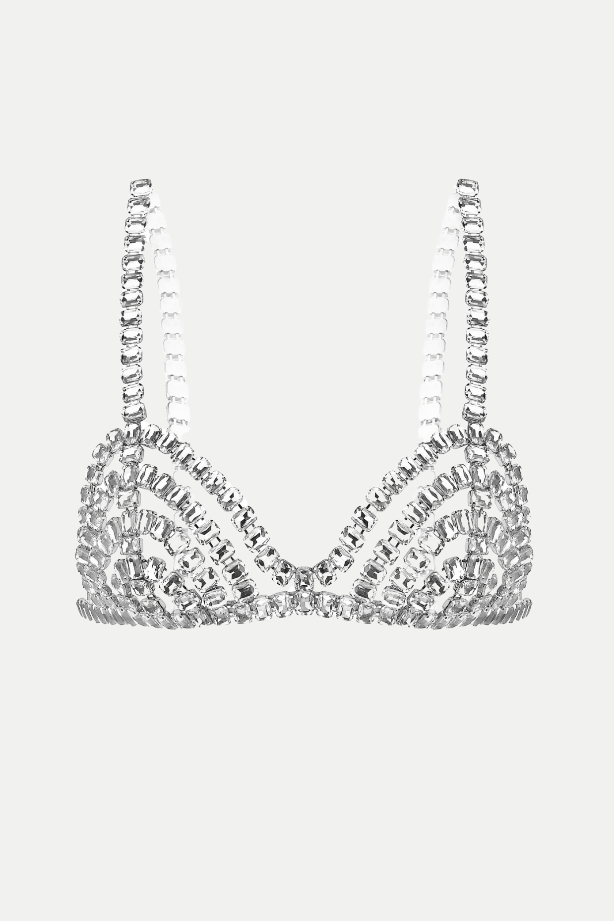 Flowering Girl Women Cael Crystal Bra - Silver