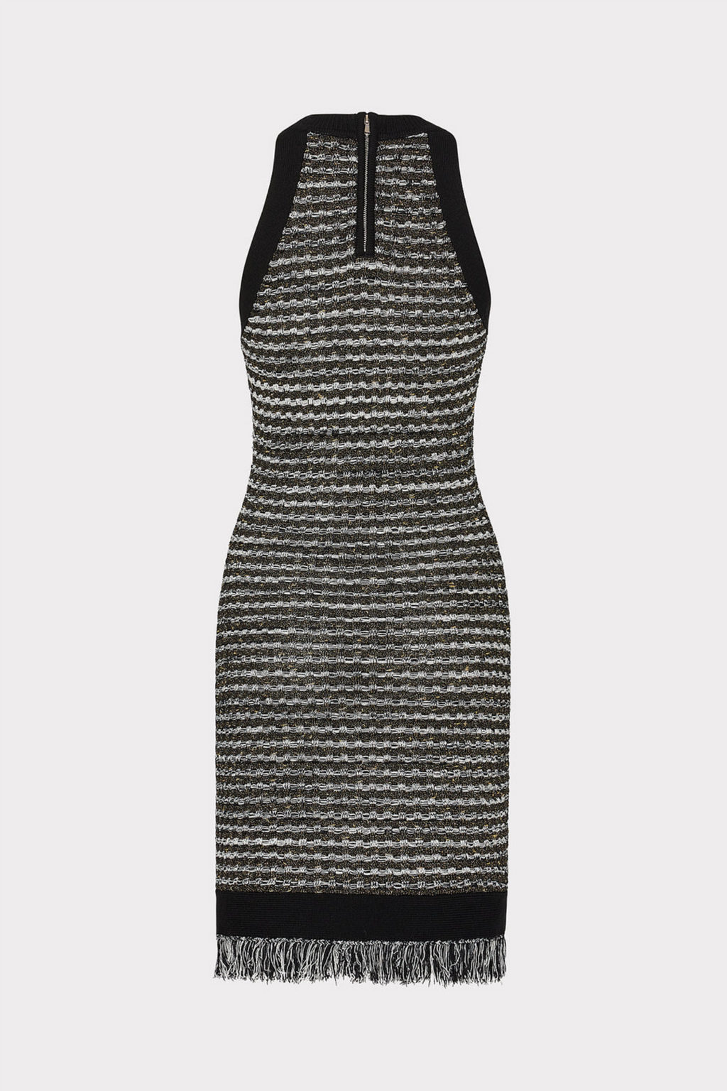 Flowering Girl Women Cailean Fringe Tweed Sleeveless Mini Dress