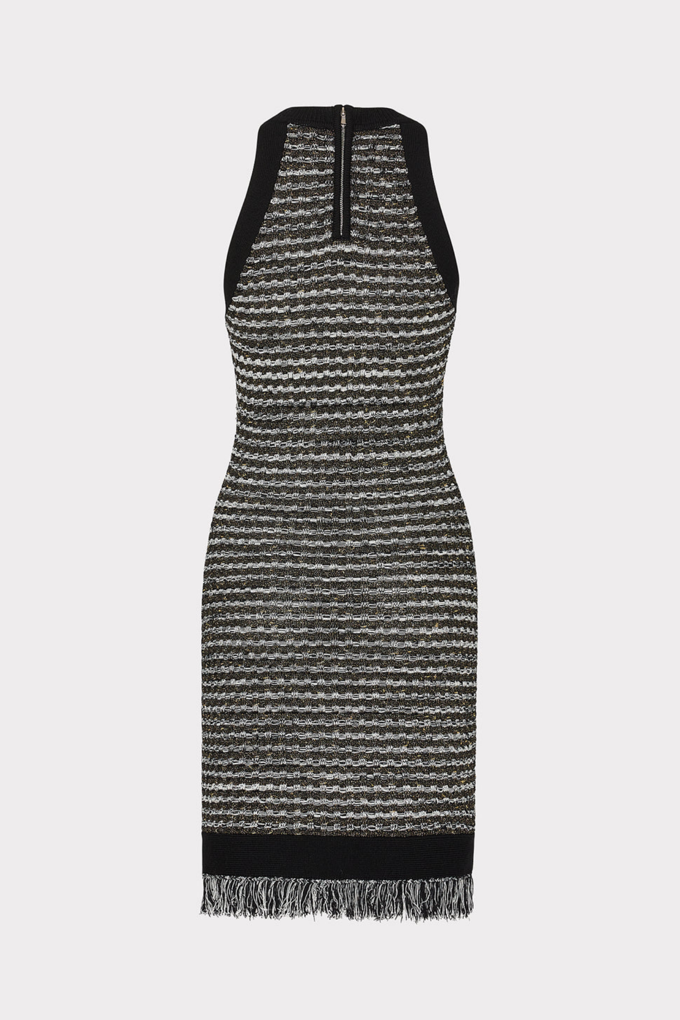 Flowering Girl Women Cailean Fringe Tweed Sleeveless Mini Dress