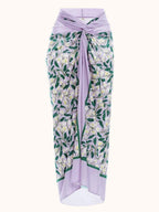 Flowering Girl Women Cally Halterneck Swimwear Two Piece Set In Lilac