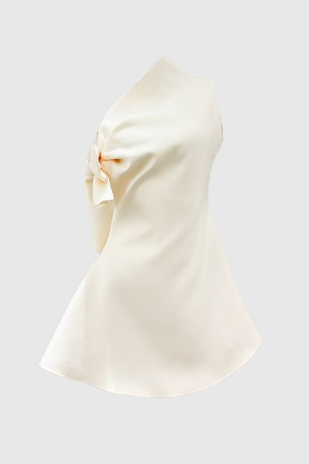 Flowering Girl Women Calwa Asymmetric One Shoulder Flare Mini Dress