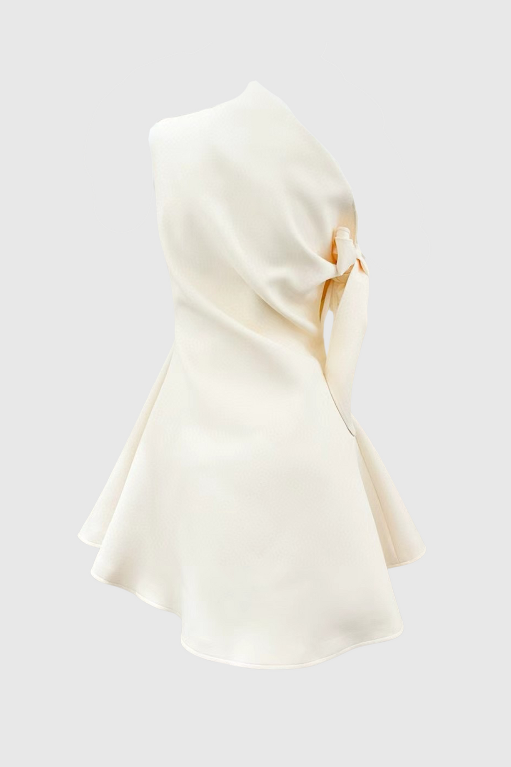 Flowering Girl Women Calwa Asymmetric One Shoulder Flare Mini Dress