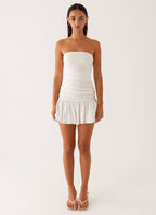 Flowering Girl Women Carmel Mini Dress - White
