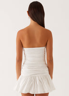 Flowering Girl Women Carmel Mini Dress - White