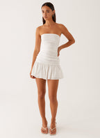 Flowering Girl Women Carmel Mini Dress - White