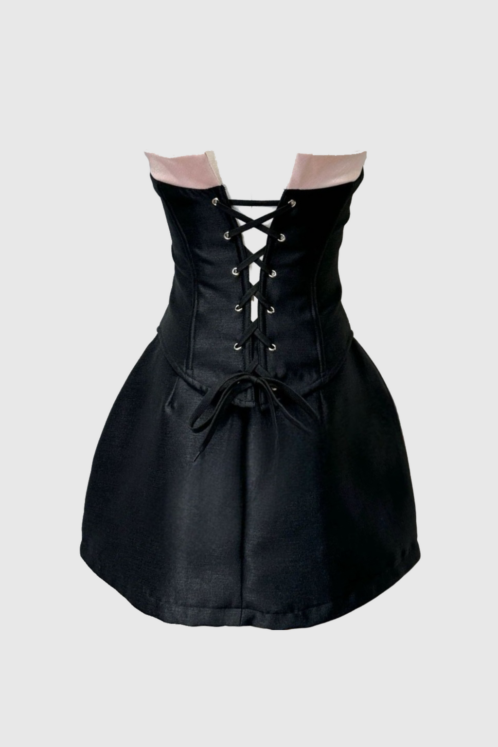 Flowering Girl Women Carrolyn Bow Strapless Corset Two Piece Set