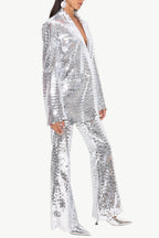 Flowering Girl Women Cortel Sequin Blazer Two Piece Set