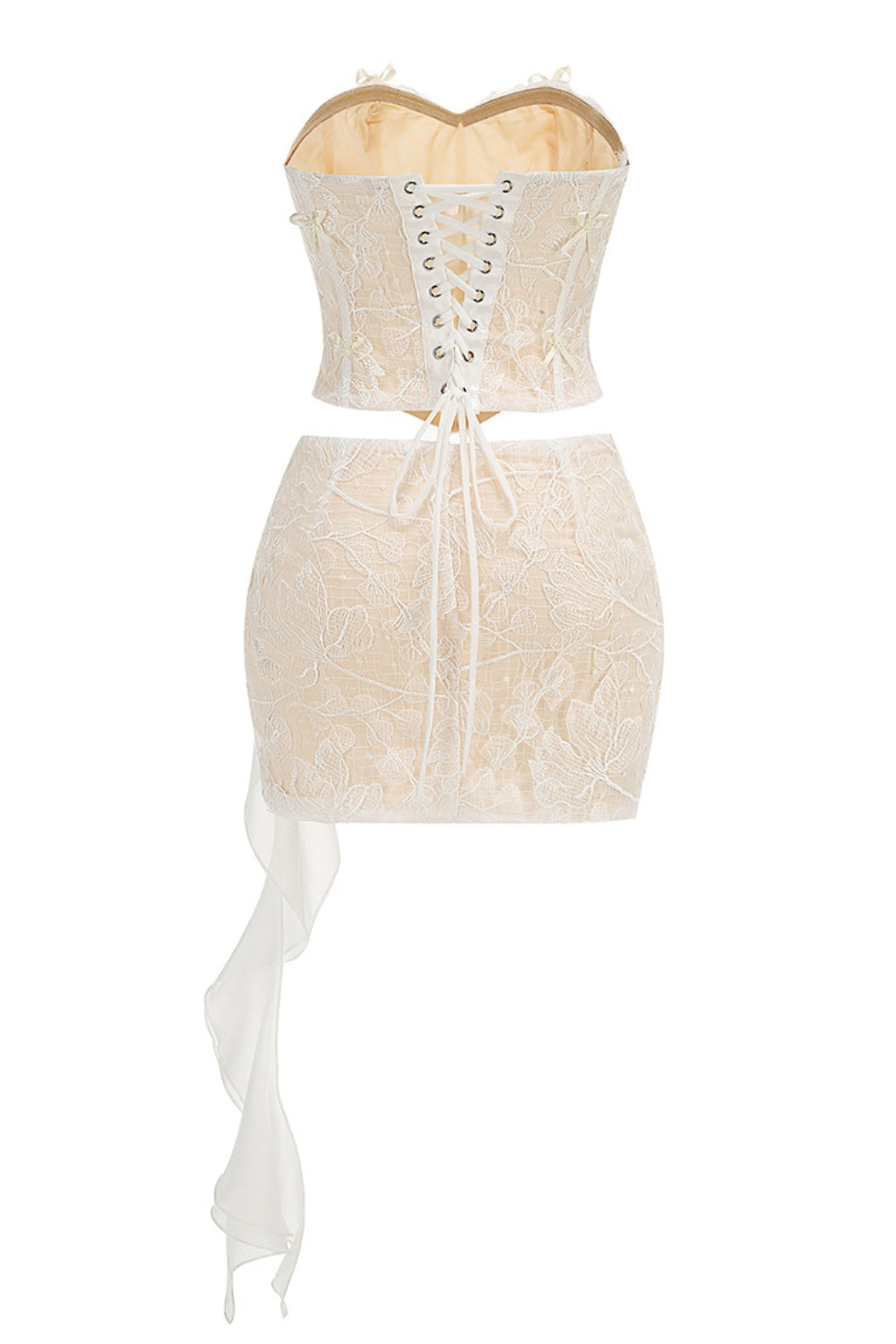 Flowering Girl Women Charlotte Lace Corset Set