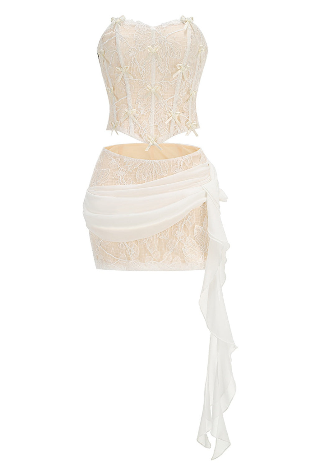 Flowering Girl Women Charlotte Lace Corset Set