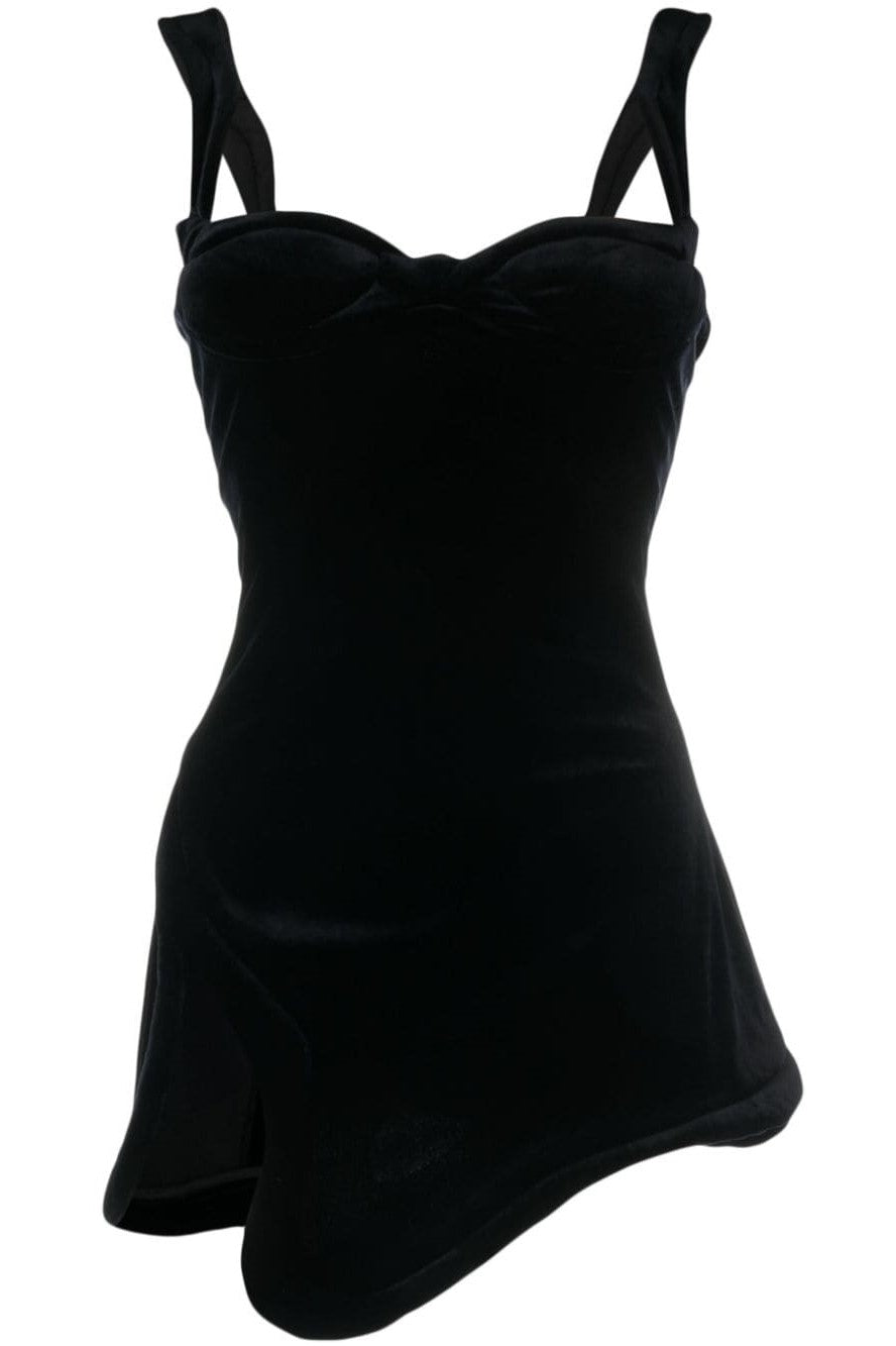 Flowering Girl Women Chelsea Sweetheart-Neck Asymmetric Mini Dress