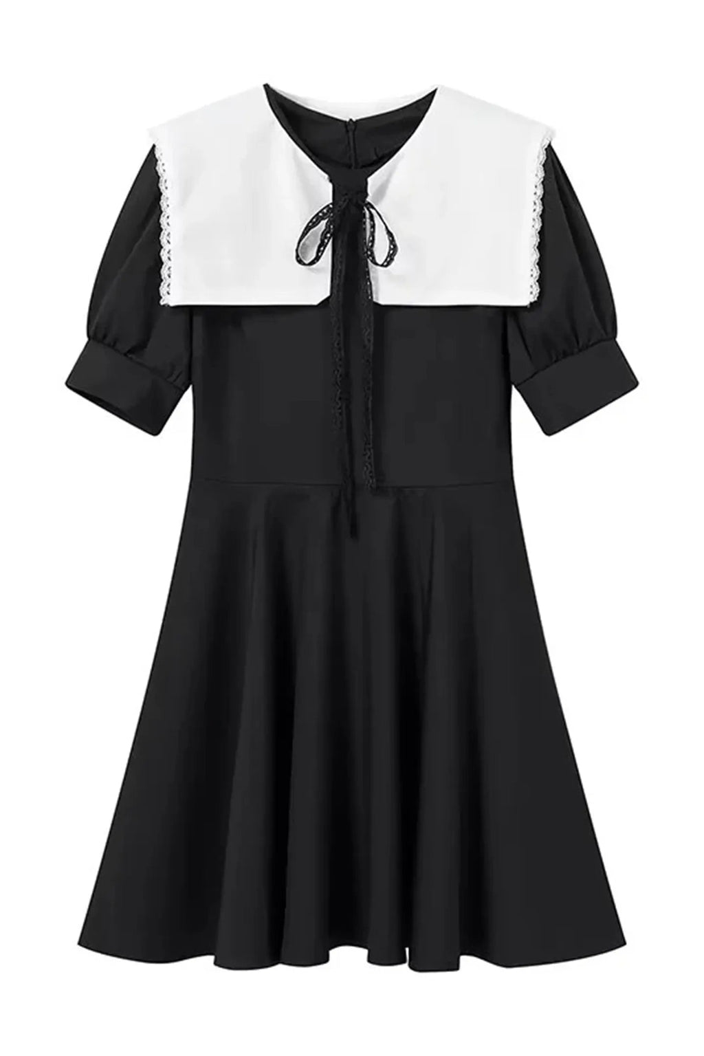 Flowering Girl Women Chloe Doll Collar Puff Sleeve Mini Dress