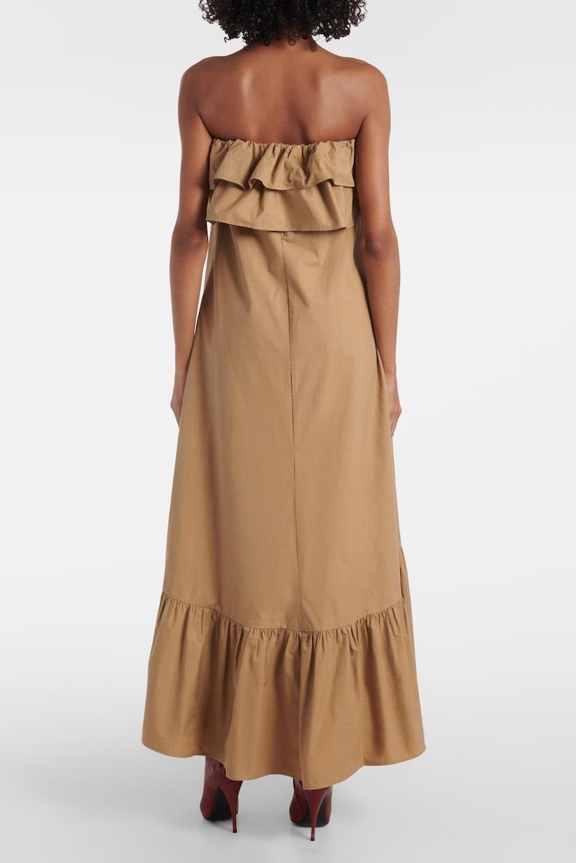 Flowering Girl Women Clarrisa Ruffled Strapless Maxi Dress