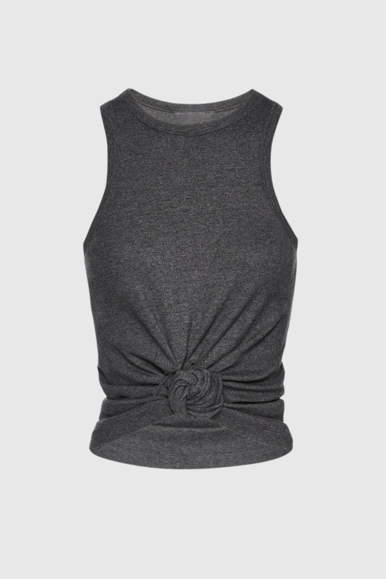Flowering Girl Women Claudas Knot Tank Top - Grey