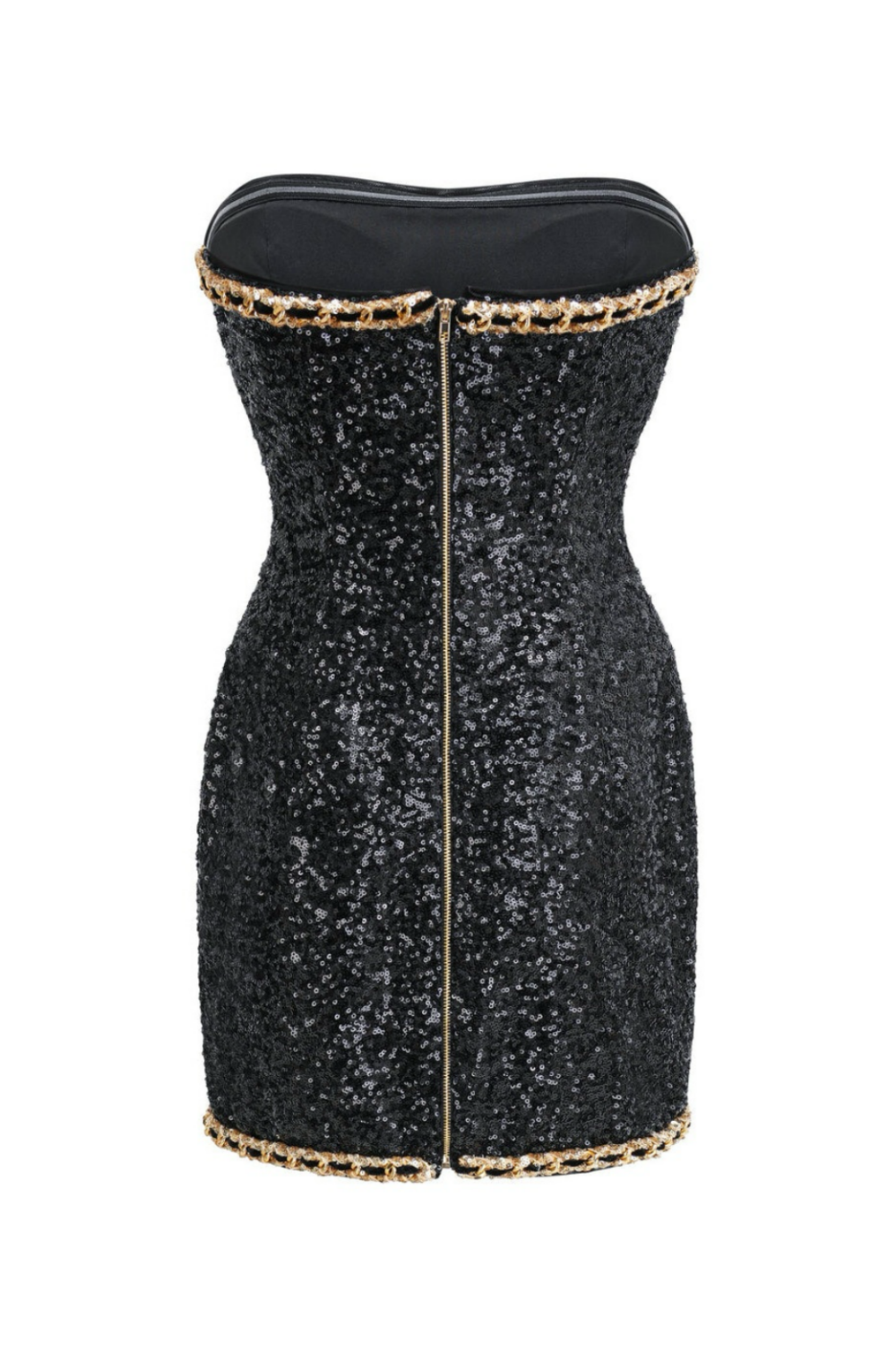 Flowering Girl Women Cleo Sequin Embellished Strapless Mini Dress