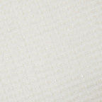CREAM SEQUIN TEXTURED KNIT SKIRT