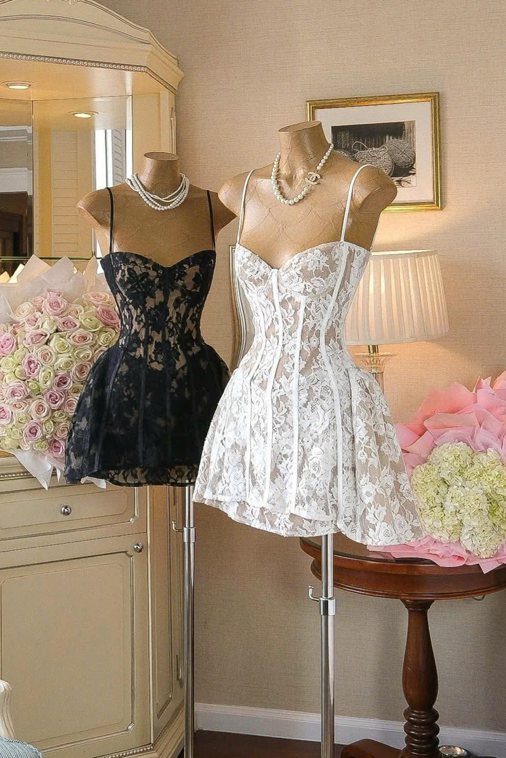 Flowering Girl Women Alessia Lace Mini Dress