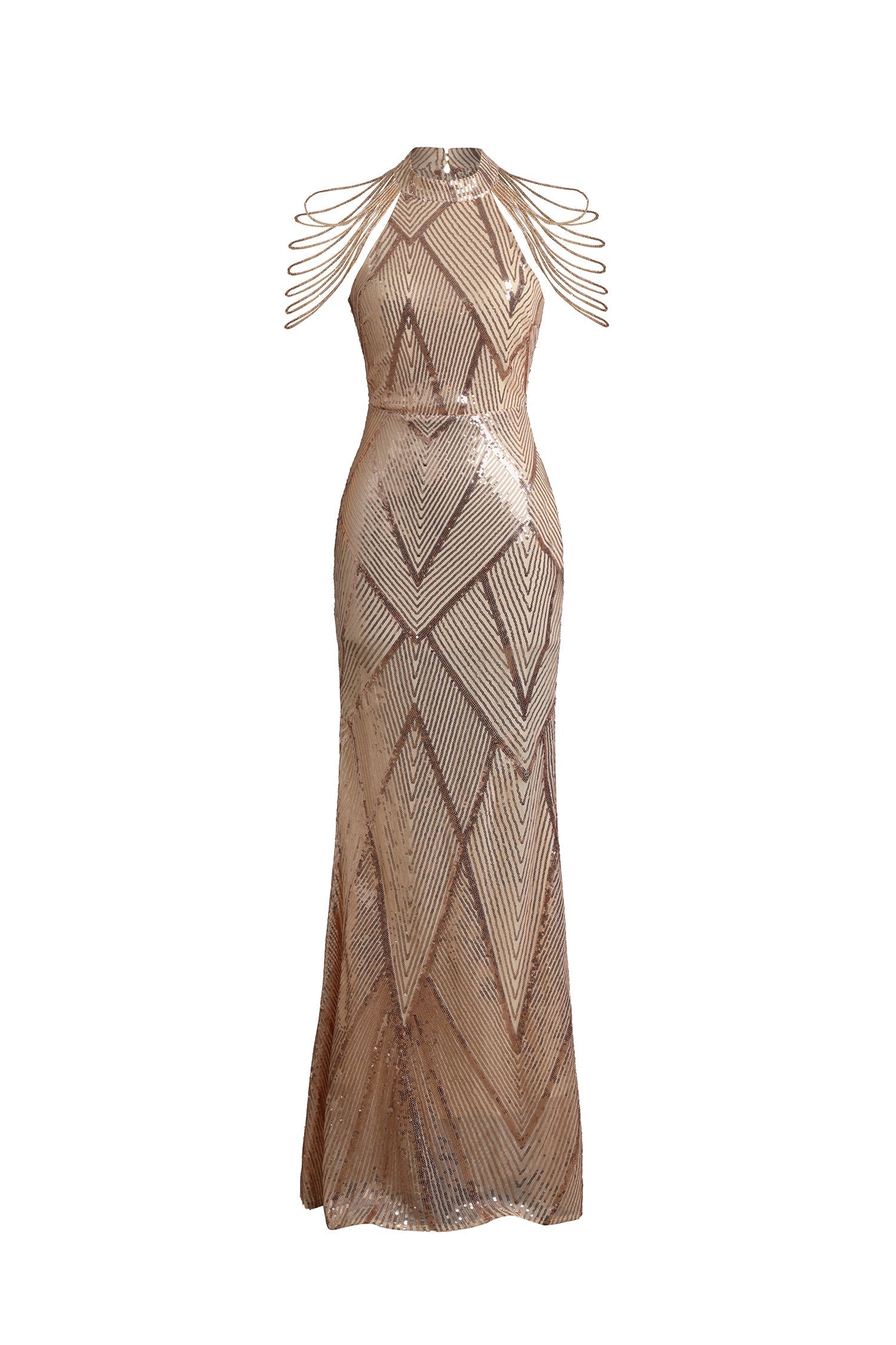Flowering Girl Women Bali Sequin Maxi Dress