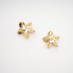 Jeanne Floral Faux-Pearl Stud Earrings
