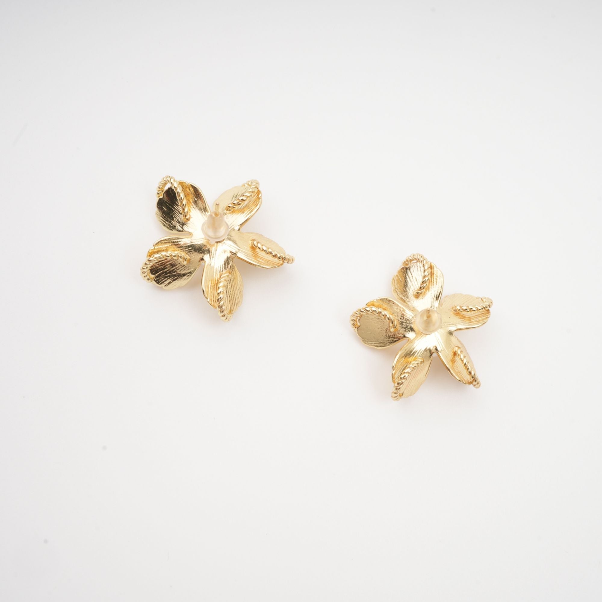 Jeanne Floral Faux-Pearl Stud Earrings