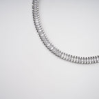 Albane Silver Tone Crystal-Embellished Necklace