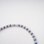 Sandrine Blue Crystal-Embellished Necklace
