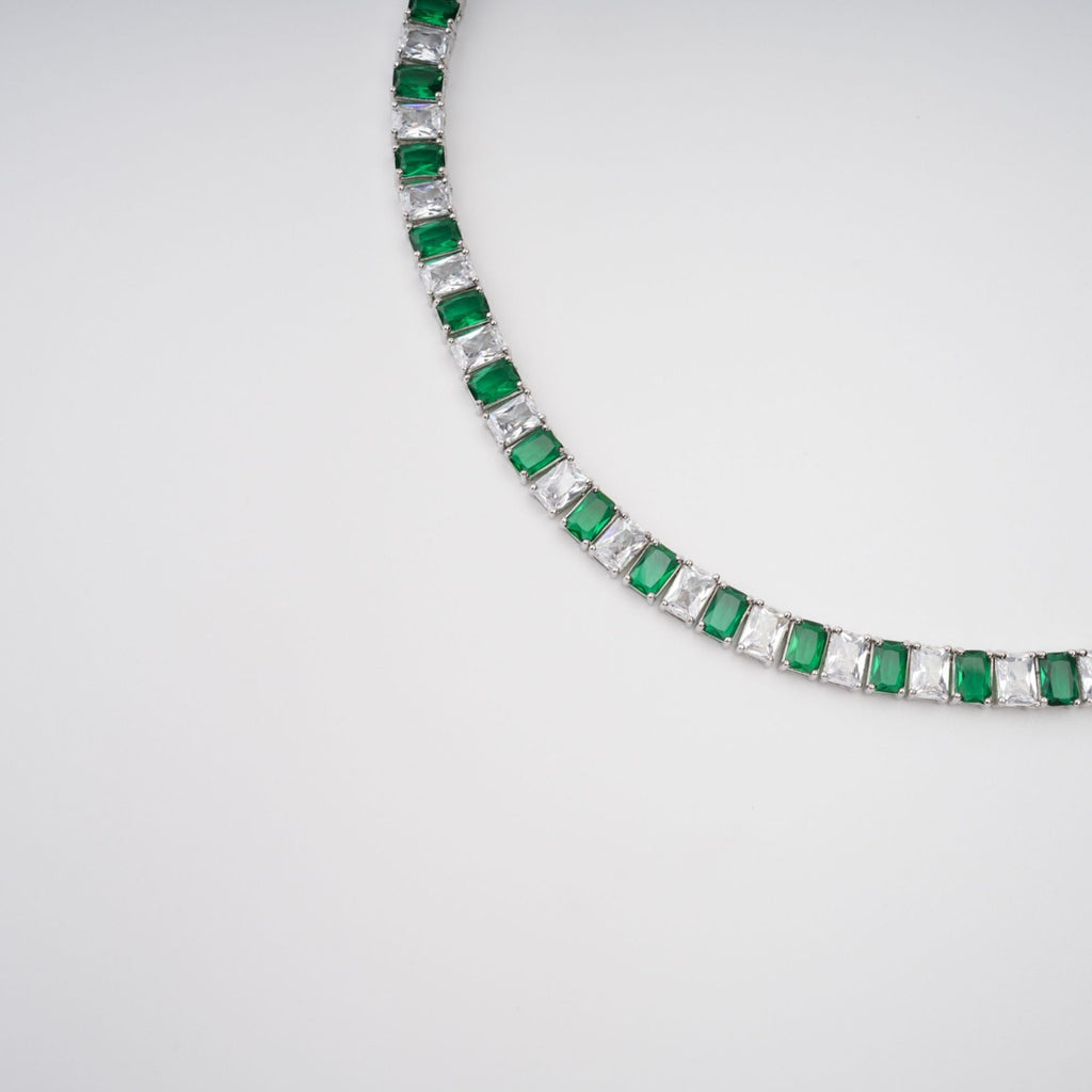 Florence Green Crystal-Embellished Necklace