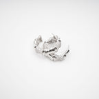 Léa Silver Tone Crystal Embellished Earrings
