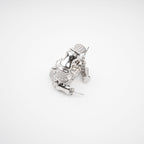 Léa Silver Tone Crystal Embellished Earrings
