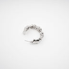 Léa Silver Tone Crystal Embellished Earrings