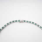 Héloïse Green Crystal Embellished Necklace