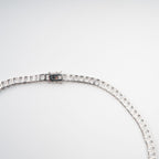 Florence Silver Tone Crystal Embellished Necklace