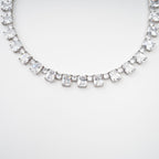 Mathilde Silver Tone Crystal Embellished Necklace