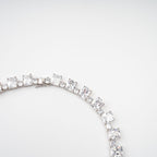 Mathilde Silver Tone Crystal Embellished Necklace