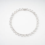 Mathilde Silver Tone Crystal Embellished Necklace