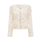 Flowering Girl Women Marianne Floral-Appliqué Embellished Jacket