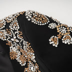 Flowering Girl Women Delphine black embellished jacket & trousers matching set