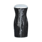 Flowering Girl Women Gisèle sequin-embellished bandeau mini dress