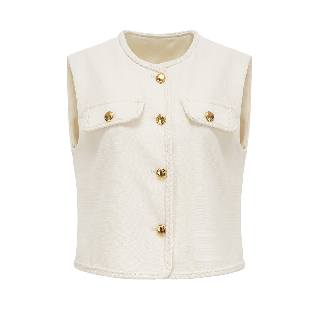 Flowering Girl Women Raphaëlle Knitted Vest & Shorts Matching Set