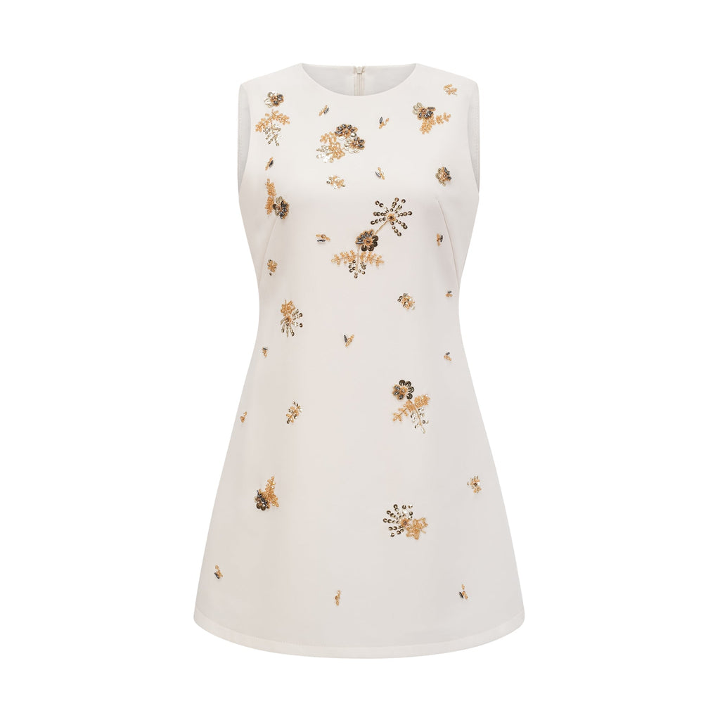 Flowering Girl Women Cyrielle crystal-embellished mini dress