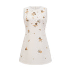 Flowering Girl Women Cyrielle crystal-embellished mini dress