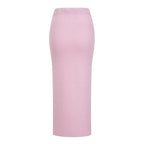 Shirley Sequined Knit Cardigan & Skirt Set - Pink
