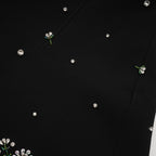 Flowering Girl Women Ariane crystal-embellished scoop-back mini dress