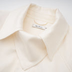 Flowering Girl Women Collared Long Sleeve Belted Cargo Pocket Mini Field Jacket