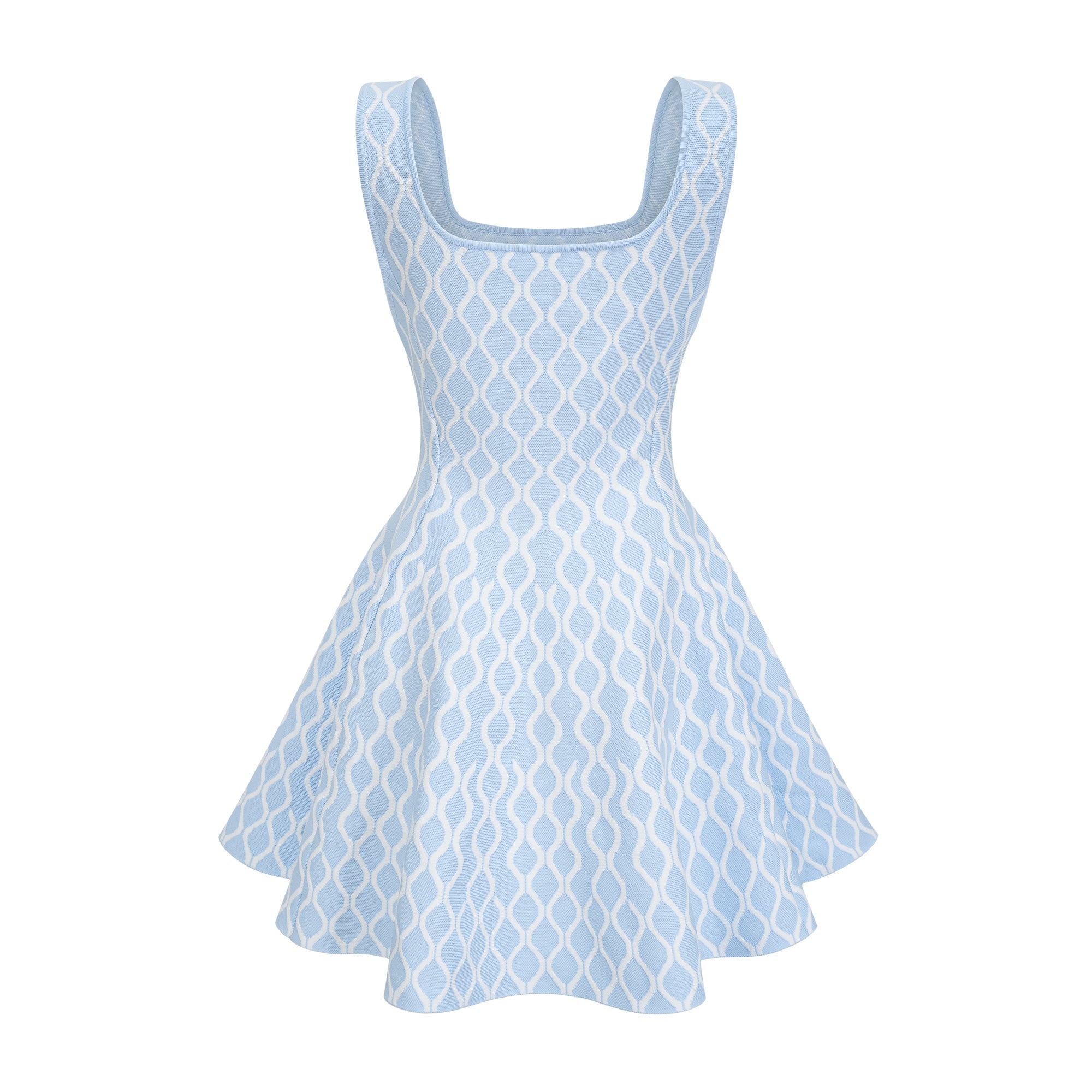 Flowering Girl Women Hélène Patterned-Jacquard Sleeveless Mini Dress
